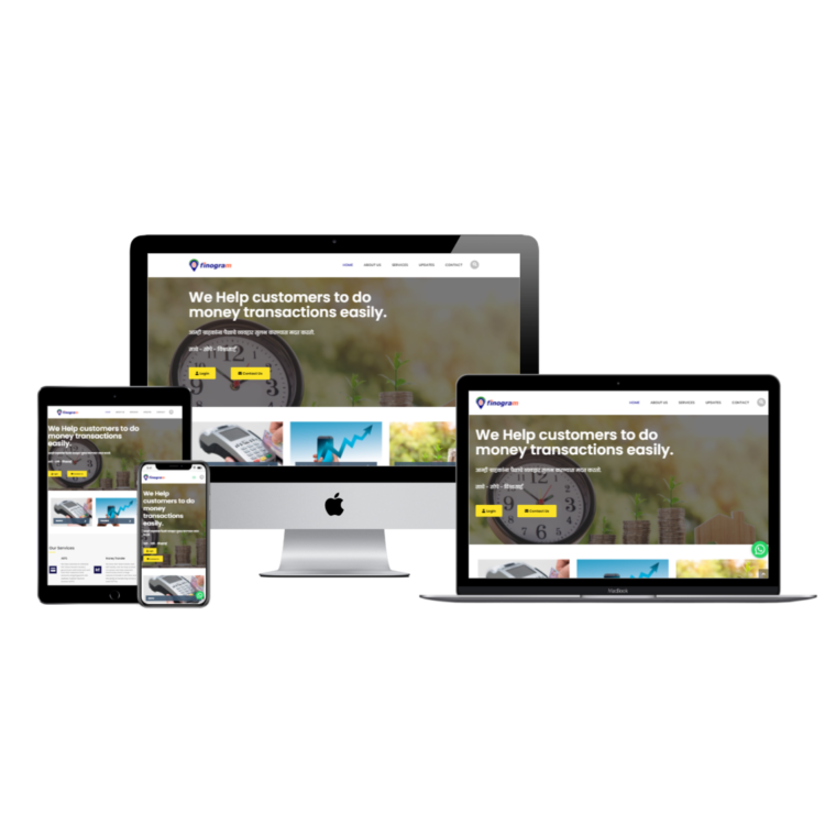 financial web design