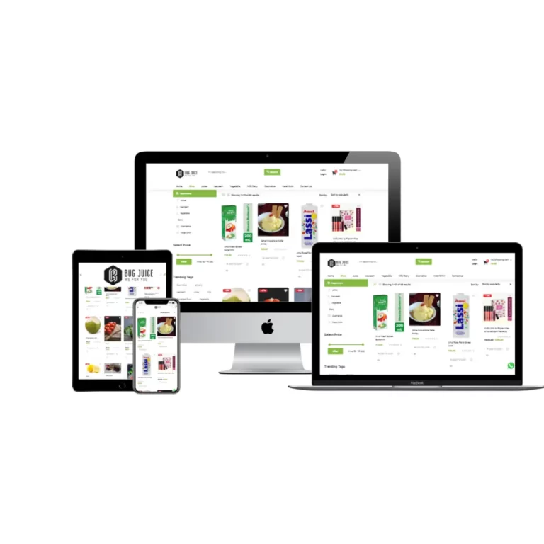 ecommerce vegetable website design
