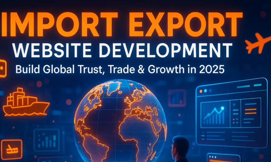 🌐 Import Export Website Development Build Global Trust, Trade & Growth in 2025